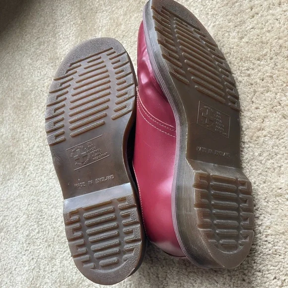 Dr. Martens Made in England 1461 red - Picture 2 of 6